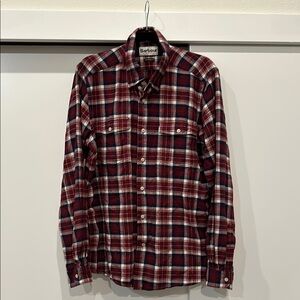 Barbour Men's Red Plaid Shirt